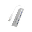 ICYBOX IB-AC6401 IcyBox 4x Port USB 3.0 Hub, Silver
