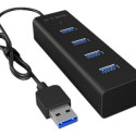 ICYBOX IB-HUB1409-U3 IcyBox 4x Port USB 3.0 Hub, Black