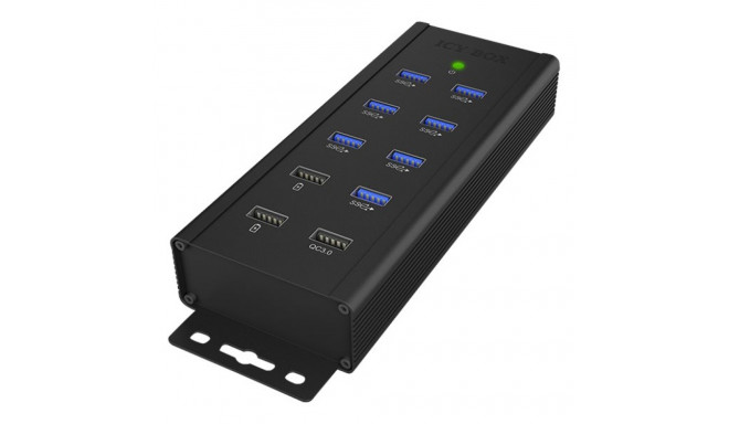 ICYBOX IB-HUB1703-QC3 IcyBox 7x Porti USB 3.0 HUB ja 3 laadimisporti