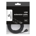 GEMBIRD CCF-USB2-AMAF-15 Gembird USB 2.0 A- B 4,5m cable with ferrite core