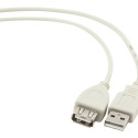 GEMBIRD CC-USB2-AMAF-75CM/300 Gembird USB 2.0 A- A-socket 75cm cable