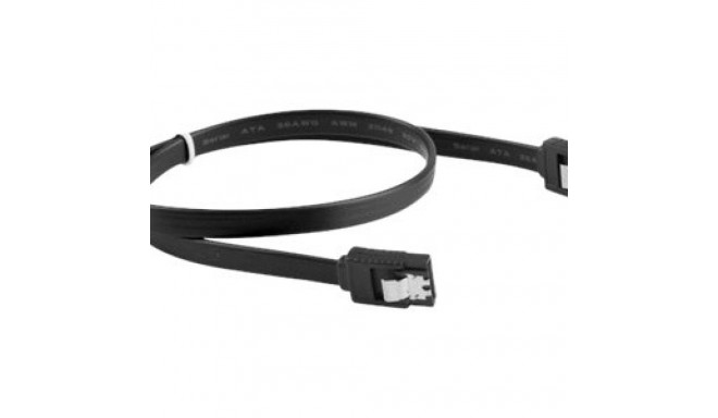 LANBERG CA-SASA-14CU-0050-BK Lanberg cable SATA DATA II (6GB/S) F/F 50cm METAL CLIPS Black