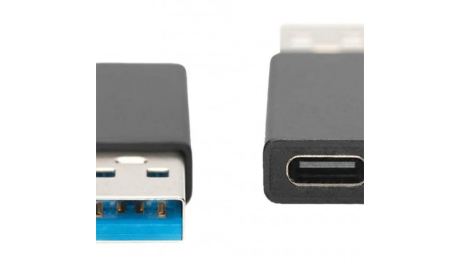 ASSMANN USB Type-C adapter type A to C M/F 3A 5GB 3.0 Version bl