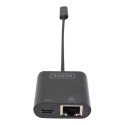 DIGITUS USB Type-C Gigabit Ethernet Adapter with Power Delivery Support