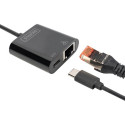 DIGITUS USB Type-C Gigabit Ethernet Adapter with Power Delivery Support