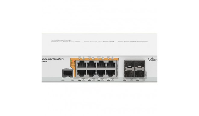 MIKROTIK CRS112-8P-4S-IN lüliti 8x RJ45 1000Mb/s 4x SFP