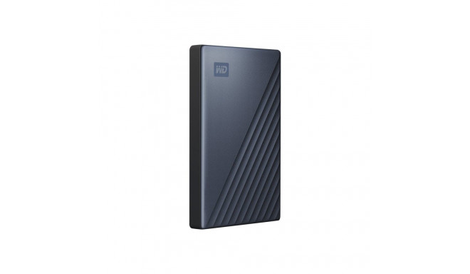 WD My Passport Ultra 2TB sinine USB-C/USB3.0 2.5-tolline metallviimistlusega kaasaskantav väline kõv