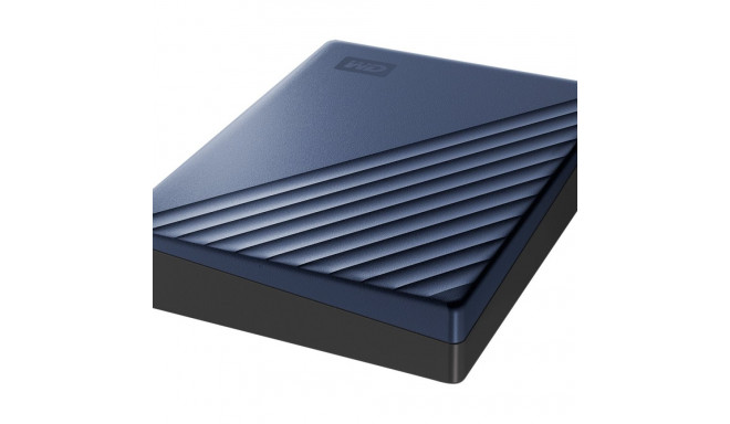 WD My Passport Ultra 4TB sinine USB-C/USB3.0 HDD 2.5-tolline metallviimistlus RTL kaasaskantav välin