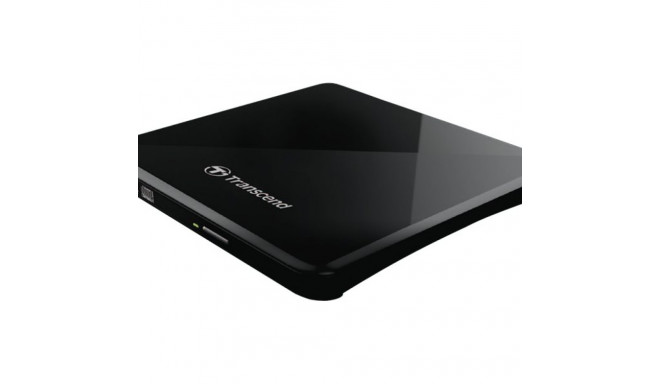 TRANSCEND 8X DVDS-K Ultra-slim Writer USB 2.0 extern Black CD-R/RW DVD+/-R DVD+/-RW DVD+/-R DL DVD-R