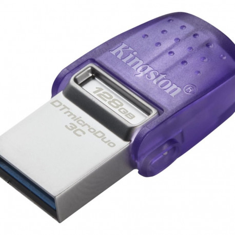 KINGSTON 128GB DataTraveler microDuo 3C 200MB/s kahepoolne USB-A + USB-C mälupulk