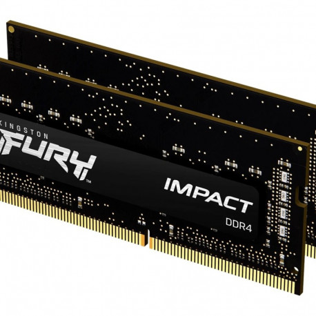 KINGSTON 32GB 3200MHz DDR4 CL20 SODIMM Kit of 2 FURY Impact