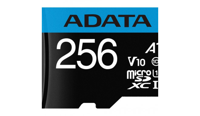 ADATA 256GB Micro SDXC V10 100MB/s + adapter