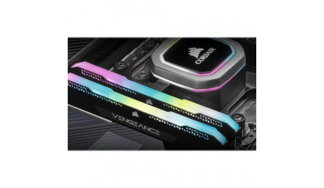 CORSAIR DDR4 16GB 2x8GB 3600Mhz DIMM CL18 VENGEANCE RGB PRO SL Black 1.35V XMP 2.0