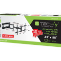 TECHLY Wall Bracket Extendable Arm up to 1015 mm for LCD 43-80inch Black