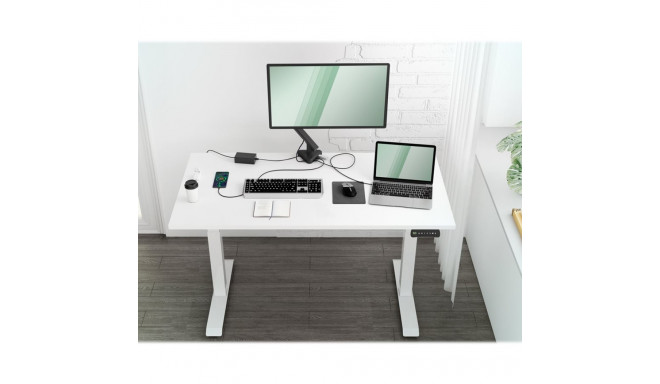 DIGITUS monitori gaasvedru kinnitus USB-C dokiga 5 porti 30-tolline 9kg max must