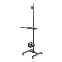 DIGITUS Mobile workstation with individual height adjustment