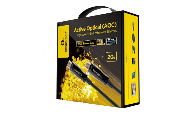 GEMBIRD Active Optical AOC High speed HDMI cable with Ethernet AOC Premium Series 20m