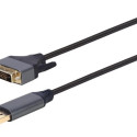 GEMBIRD DisplayPort to DVI adapter cable Premium Series 1.8m