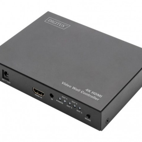 DIGITUS HDMI 2x2 Video Wall Processor Support 4K 60Hz 4:4:4