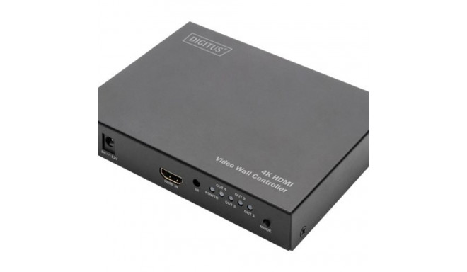 DIGITUS HDMI 2x2 videoseina protsessor, toetab 4K 60Hz 4:4:4