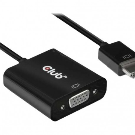 CLUB 3D HDMI 1.4 To VGA Active Adapter With Audio M/F