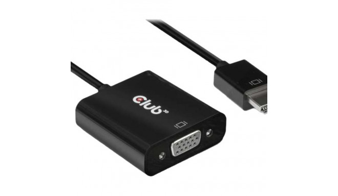 CLUB 3D HDMI 1.4 To VGA Active Adapter With Audio M/F