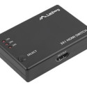 LANBERG switch video 3-port HDMI black + micro USB port