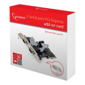 gembird SPC-22 PCI Express kaart 2x serial madal profiil