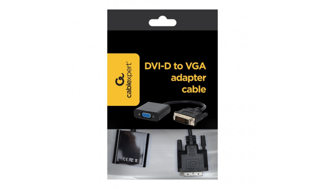 GEMBIRD A-DVID-VGAF-01 Gembird DVI-D to VGA adapter cable, black