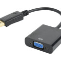 GEMBIRD A-DPM-VGAF-02 Gembird adapter displayport 1.1->VGA, kaablil, must