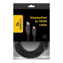 GEMBIRD CC-DP-HDMI-3M Gembird cable DISPLAYPORT (M) -> HDMI (M) 3m