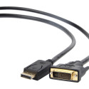 Gembird kaabel Displayport (M) - DVI-D (24+1) 1.8m (CC-DPM-DVIM-6)