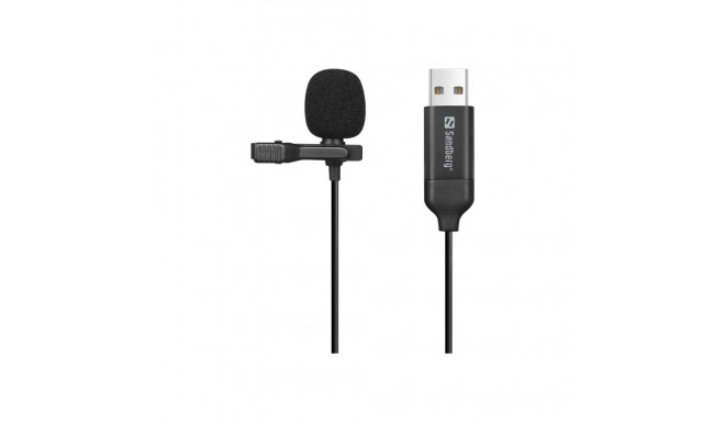 SANDBERG mikrofon USB-klambriga striimimiseks