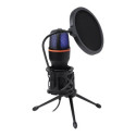 ART CAPACITIVE STANDING MICROPHONE WITH MEMBRANE AC-02 TRIPLE USB LED