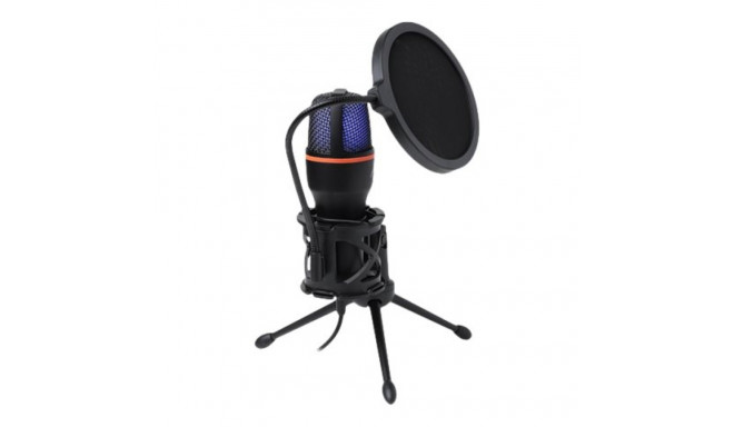 ART CAPACITIVE STANDING MICROPHONE WITH MEMBRANE AC-02 TRIPLE USB LED