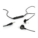 GEMBIRD MHS-EP-001 Gembird  Stereo metal earphones with microphone and volume control, black-white