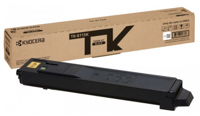 Tooner Kyocera TK-8115K must (12 000 lk) - ECOSYS M8124cidn, M8130cidn