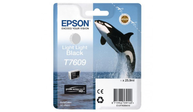 Epson tint SureColor SC-P600 25.9ml, hele hele must