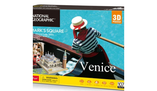 CubicFun 3D pusle National Geographic Venice 107tk