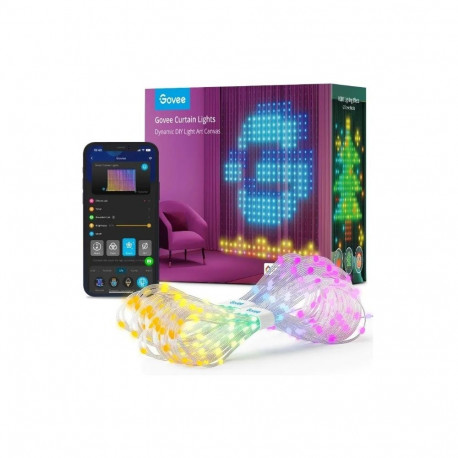GOVEE H70B1 KARDIN, LED KARDIN WI-FI, BLUETOOTH, RGBIC, IP65