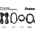 "68,5cm / 27"" (2560x1440) Iiyama 27iW WQHD IPS HDMI DP LS Black"