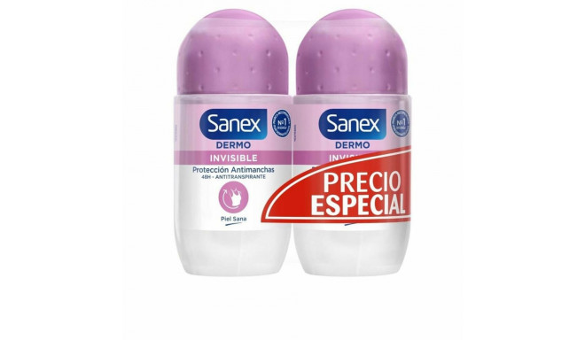 Rull-deodorant Sanex Invisible 2 x 50 ml