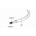 Voolujuhe GEMBIRD PC-186-ML12-1M Must CEE7/7 C5 1 m