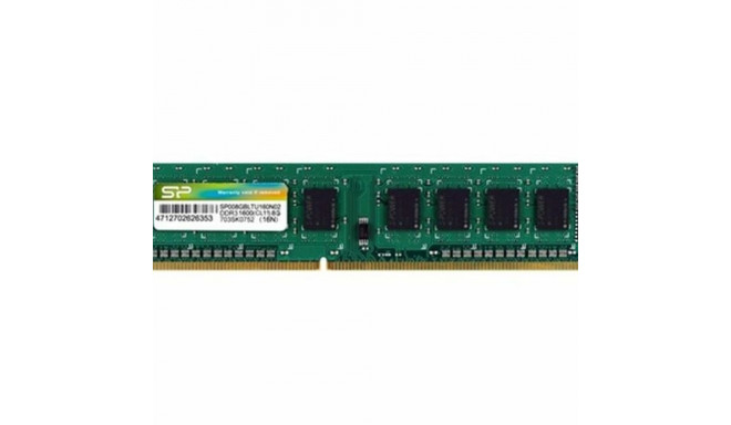 RAM-mälu Silicon Power SP008GBLTU160N02 DDR3 240-pin DIMM 8 GB 1600 Mhz 8 GB 1600 mHz CL11
