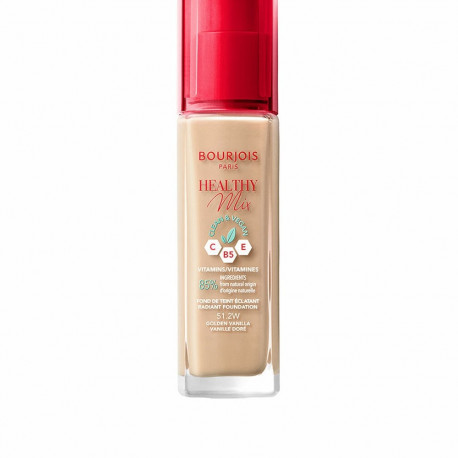 Liquid Make Up Base Bourjois Healthy Mix 30 ml Nº 51.2W Golden vanilla