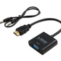 HDMI to VGA with Audio Adapter Savio CL-23/B Black 50 cm