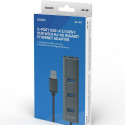 4-Port USB Hub Savio AK-58 Ethernet (RJ-45) Hall