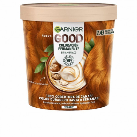 Püsivärv Garnier Good Nº 7.43 Cobrizo Cúrcuma 217 ml