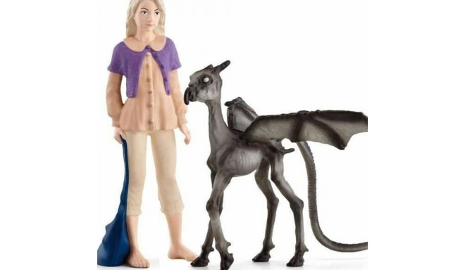 Action Figure Schleich Luna Lovegood & Baby Thestral Modern