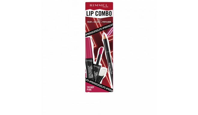 макияжный набор Rimmel London Lip Combo 3 Предметы Trendy Pink
